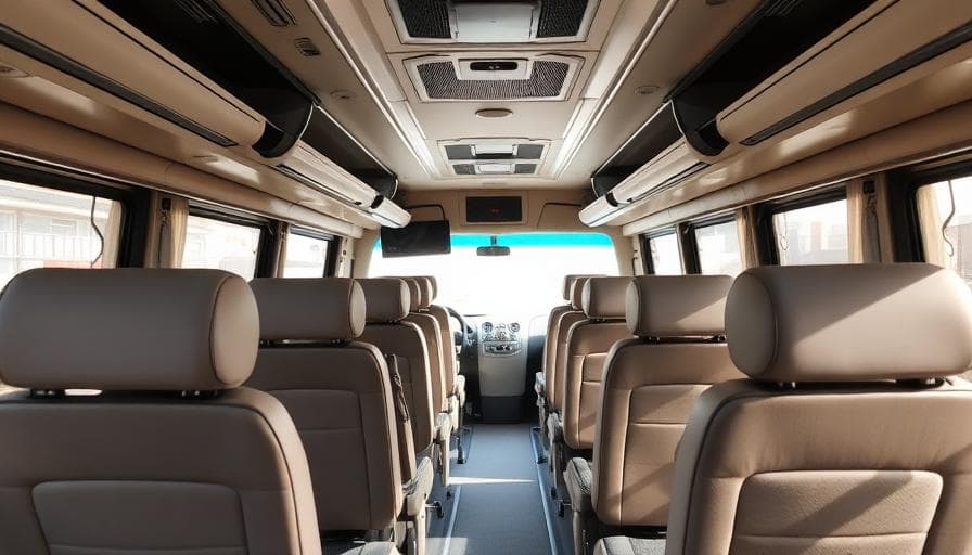 Economy Plus bus interior