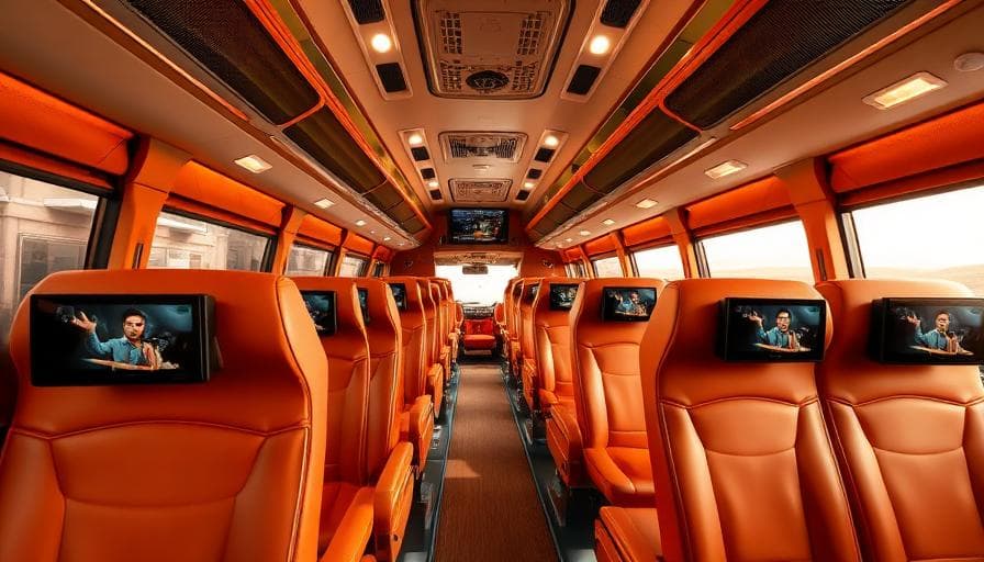 Executive Class bus interior